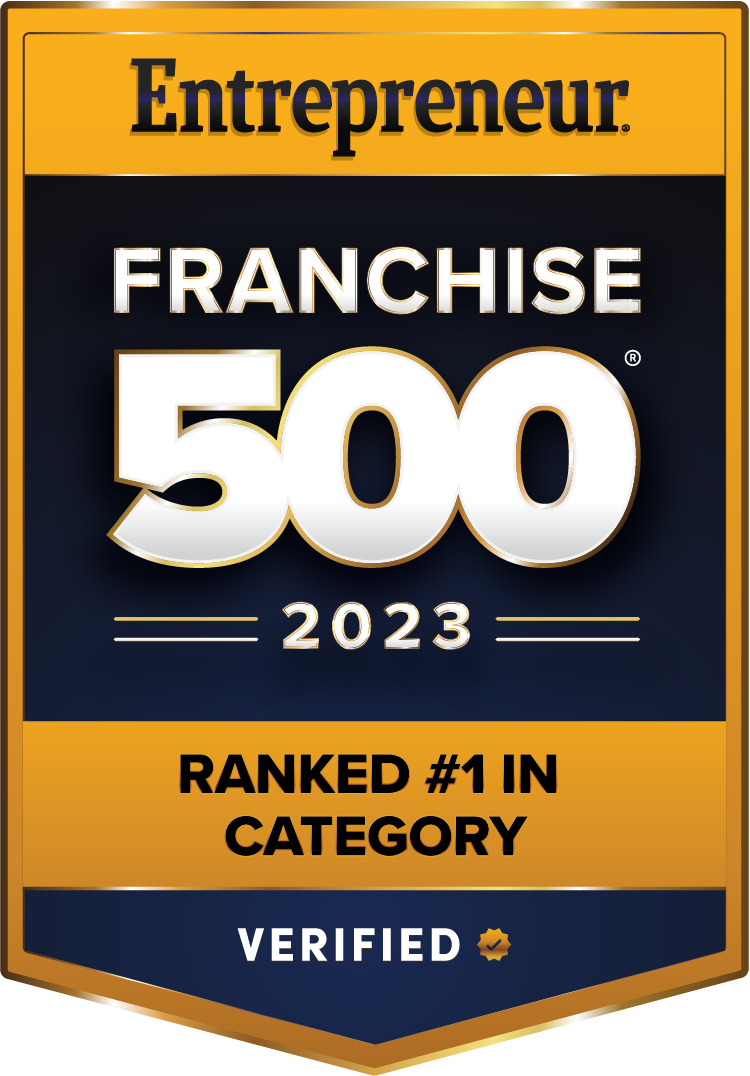 Entrepreneur Franchise 500 2023 Ranked #1 in Category Logo